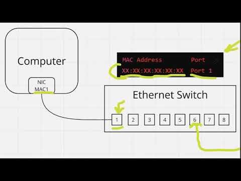How Ethernet Switches Learn MAC Addresses — Networking Basics Explained