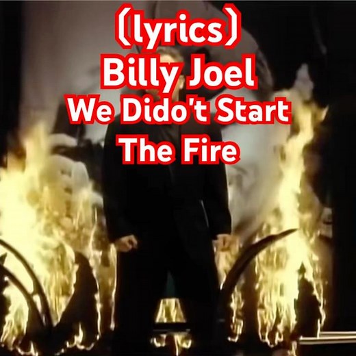 【歌詞字幕】ビリー・ジョエル「ハートにファイア」/ Billy Joel - We Didn't Start the Fire #BillyJoel #洋楽 #歌詞字幕 #shorts