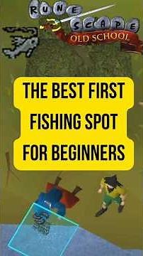 DRAYNOR: THE BEST FISHING SPOT FOR BEGINNERS 1-20 (F2P) 🎣😊#osrs