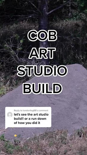 Building a Cob Art Studio with Recycled Materials