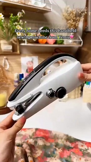 🧵Meet the Mini Handheld Electric Sewing Machine —Your perfect helper for quick fixes and creative projects! 🪡 ⚙️ Dual Speed Control — Easy for beginners & pros ✂️ Built-in Thread Cutter — Clean and fast trimming 🧵 Works on Various Fabrics — Cotton, denim, silk & more 🔋 Battery or Plug-in Power — Use it anywhere! 🏠 Compact & Portable — Ideal for home or travel | Wisdomshop