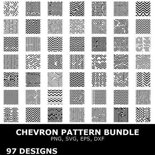 Chevron Pattern Digital Clipart Bundle Svg Png Eps Dxf for Cricut Cutting Files Graphic Art DIY Projects - Etsy