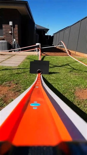 Hot Wheels MEGA Backyard Track! #pov #hotwheels #hotwheelstracks