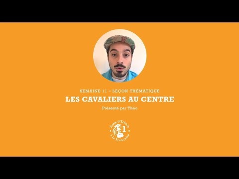 French Chess School - Knight - 11.1 - Knights in the center