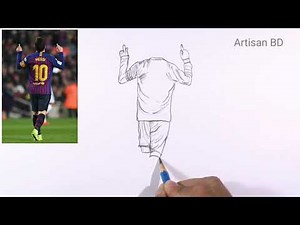 How To Draw Lionel Messi | Step By Step Pencil Sketch | Messi from Qatar World Cup #messi