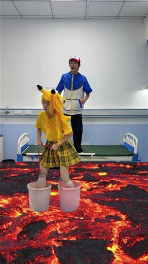 Pikachu Saves Ash