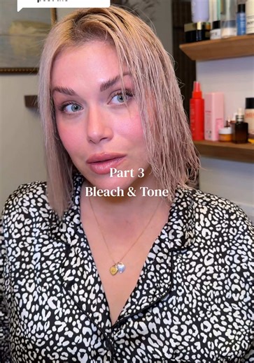 At-Home Bleach Bath and Shadow Root Results