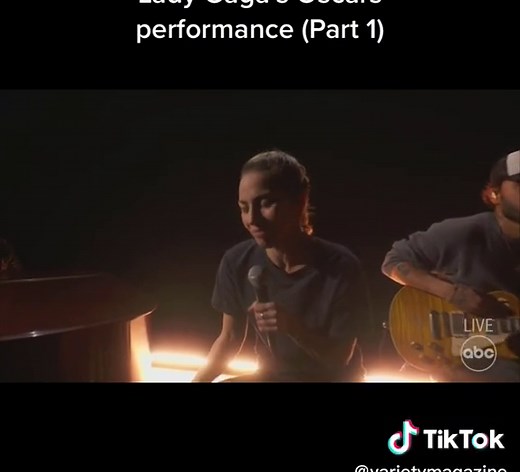 Lady Gaga Emotional Performance 'Hold My Hand' at the Oscars