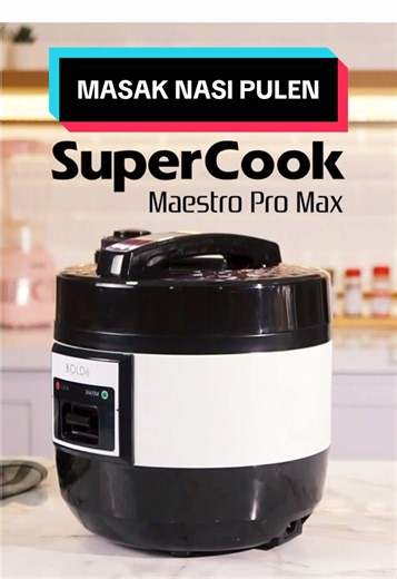 Ini dia SuperCook Maestro Pro Max! 🍚✨ Rice cooker praktis dengan kapasitas 2L yang pas untuk kebutuhan keluarga. Dilengkapi inner pot stainless steel yang kuat dan tahan lama, bikin masak nasi jadi lebih nyaman setiap hari. Masak lebih mudah, hasil nasi tetap pulen dengan SuperCook Maestro Pro Max! 🙌 #BOLDeIndonesia #SuperCookMaestro #RiceCooker #BOLDeveryday #PeralatanDapur