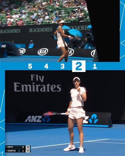 French flair at its absolute best 🇫🇷 💥 Caroline Garcia • #AusOpen | Australian Open