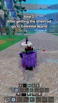 HOW to get the NEW CELESTIAL Shell Rod in Blox Fruits!