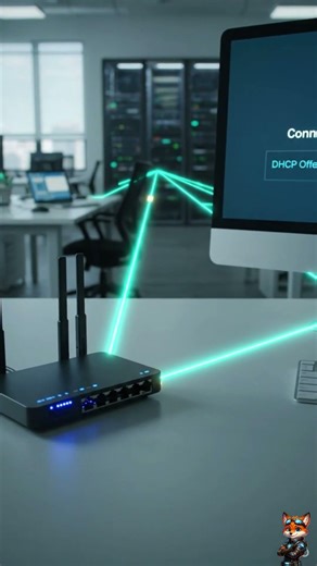 DHCP Server Working #dhcp #itbasics #windowsserver #techshorts #sysadmin