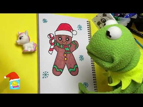 Πώς να ζωγραφίσω τον μπισκοτούλη Βήμα Βήμα -Νηπιαγωγείο -Δημοτικό