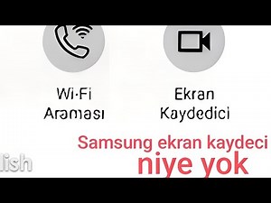 samsung a24 ekran kaydetme ayarları ekran kaydedici yok sorunu nasıl çözülür