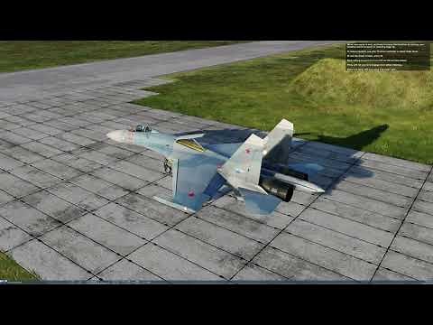 DCS World - Su 27 - Start Up (Tutorial) (4K)