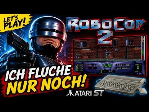 Robocop 2 (Atari ST) – Ich fluche nur noch! 😡 Retro Lets Play Deutsch