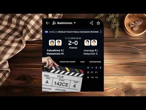 Match Results BWF World Tour Finals Day One Morning Session #badminton #wtf