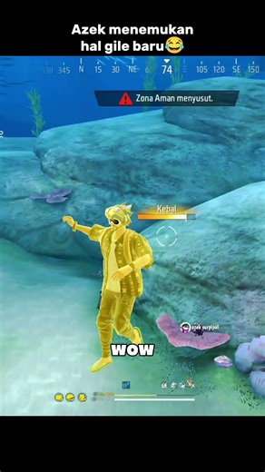 Duarr😂😂, Aku merasa Ada yang memperhatikan Aku di kolam paus😂 #shorts #freefire