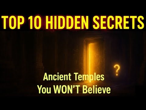 Top 10 Hidden Secrets Found in Ancient Temples | Ranked Tens
