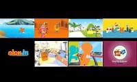 Mix of 8 videos from youtube : all nick jr bumpers mashup