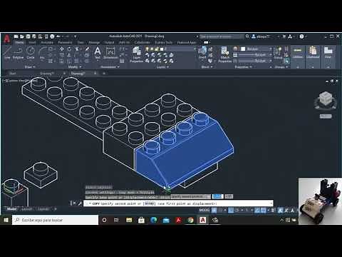 ⚙️Curso de AutoCAD, Haciendo un auto de lego en 3D paso a paso sin editar⚙️