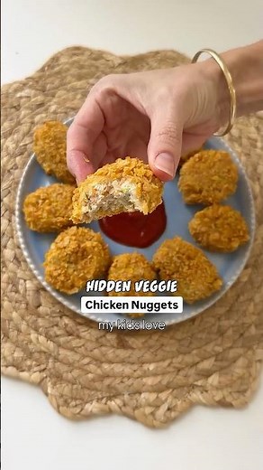 Healthy Chicken Nuggets 🫱🏻‍🫲🏼😍 #recipe #healthy #hack #chickennuggets #fatloss #parenthack