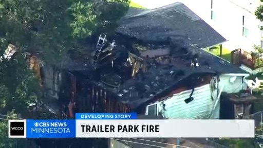Crews fight fire at Dayton trailer park