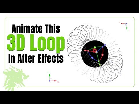 Create a 3D Loop Infographic in After Effects – No Plugins! 🔥