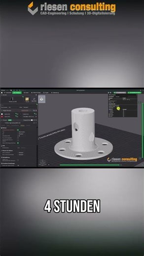 Stable components – 30 minutes time saved per part! #3DPrinting #AutodeskFusion #BambuLab