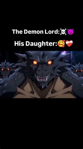 Fated killer anime Demon king with his daughter 💕 #animeedit #shortsfeed #animelist #viralshorts