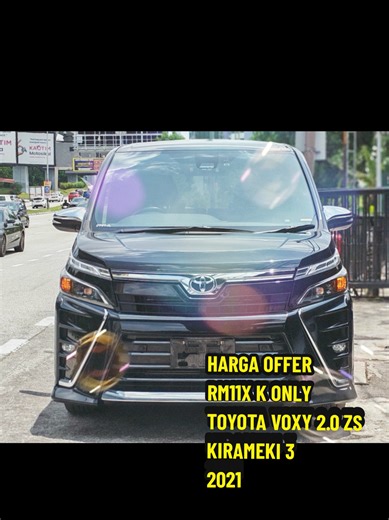 MODEL: TOYOTA VOXY 2.0 ZS KIRAMEKI 3 GRADE: 4 MILLAGE: 47K YEAR: 2021 COLOUR: BLACK BLACK INTERIOR NEW FACELIFT DVD ROOF MONITOR R/C PRE-CRASH LDA PUSH START KEYLESS 2-PD HALF LEATHER SEAT 7-SEATER (2.5) ZS KIRAMIKI 3 WASAPI 012-4277568(ZEFF) #fpyシ #mpv #kereta #mantap #voxy 0489