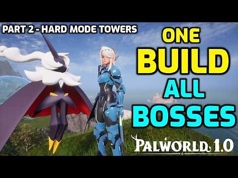 Palworld: One Build Vs Every Boss! | Part 2 - All Hard Mode Tower Bosses