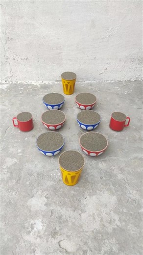 Satisfying Sand Cake Making Experience