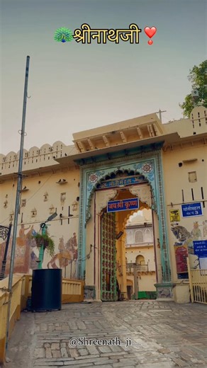 shreenath_ji__ on Instagram: "।। श्रीनाथजी ।। 🦚🤍 #shreenathji #shreenathjidham💕💕 #nathdwara_shreeji #nathdwara_shreeji"