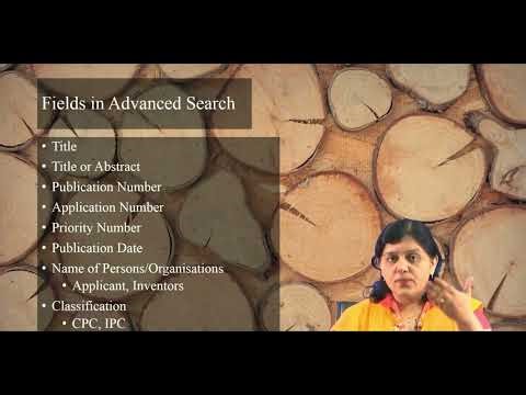 Advanced Search Fields in ESPACENET