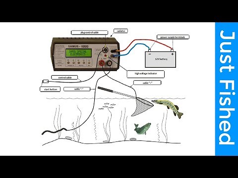 Electro Fisher Fish Shocker Stunner fishing machine Samus 1000
