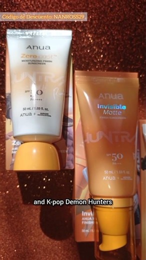 4 opciones de protectores solares de la marca #ANUA x #KpopDemonHunters #Yesstyle #Netflix