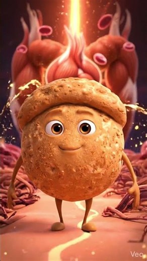 “Talking Food Cartoon 😂 | Bread, Roti, Water & Yogurt Animation” #usa #shorts #viral