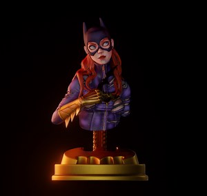 Batgirl Fanart STL File for printing