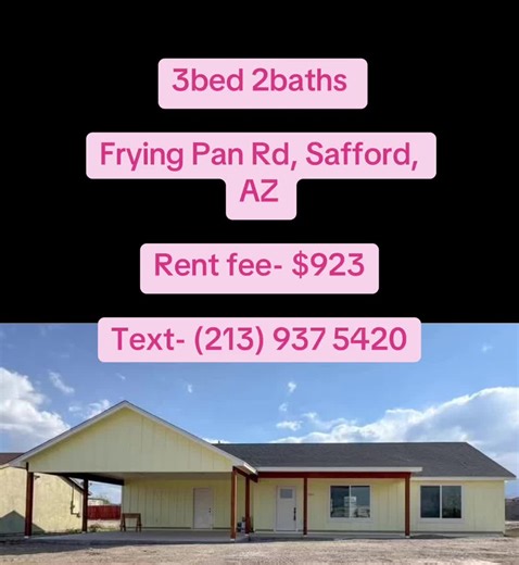 Open concept layout with a split bedroom plan. Kitchen features quartz countertops, stainless dishwasher, gas range, and large walk-in pantry. Blonde luxury vinyl plank flooring throughout. Primary suite with dual vanities, soaking tub, separate shower, and large walk-in closet. Covered front and back patios with a two-car carport. Near Roper Lake, Dankworth Pond, and Swift Trail. Three-bedroom layout with primary suite.#saffordaz #hometour #homedecor #realestate #trending