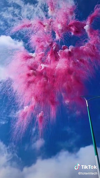 Daytime Firework Spectacular: Mesmerizing Fireworks Display in Broad Daylight