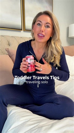 Solo traveling with toddlers is not for the weak😅 here are some tips & tricks I’ve learned along the way! 🤍 Packing squares = my holy grail They keep outfits organized and allows me to fit mine and my daughter’s clothes all in one suitcase. 🤍Endless snacks More than you think they’ll need… and then add more. Snacks buy you time, distraction, and peace. 🤍Surprise toys Nothing fancy! I grab a few dollar store toys and hide them in their backpacks until we’re on the plane. Instant novelty, inst