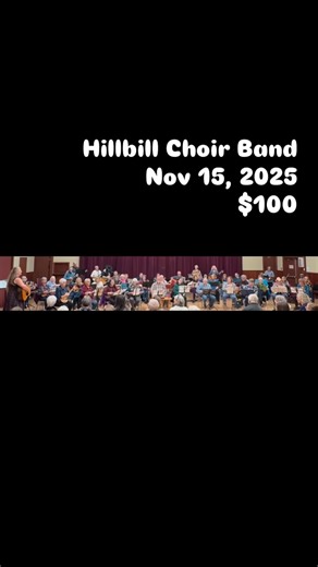 Hillbilly Choir Band – $100 Live at the Big Billy Bash • Cedar, Vancouver Island • Nov 15, 2025 Storytelling through song — the Hillbilly Choir Band performs “$100” by Canadian icon Chris Coole, bringing every lyric to life. 🎵 Sign up for the Hillbilly Choir Band at Jenny Lester Music on Eventbrite and join our next workshop. #HillbillyChoirBand #100Song #ChrisCoole #Storytelling #BluegrassMusic #VancouverIsland #BigBillyBash #JennyLesterMusic #Eventbrite | Jenny Lester Music