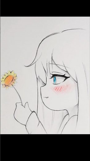 How to draw Easy Anime Girl (Kawaii)