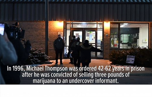 36K views · 704 reactions | In the early hours of Thursday morning, 69-year-old Michael Thompson stepped out of prison into the bitterly cold winter as a free man. | MLive.com | Facebook