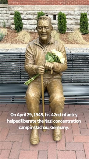 🇺🇸 Amy Grant and @andrewbgreer remember the powerful legacy of Coach Jimmy Gentry and his unforgettable “5 Phrases.” You can visit Coach Jimmy Gentry Statue on the corner of 5th Avenue South and Main Street, next to Historic Franklin Presbyterian Church—a fitting place to honor a man who shaped generations. Coach Gentry proudly served in the U.S. Army during WWII, fighting in the Battle of the Bulge. On April 29, 1945, his 42nd Infantry Division helped liberate the Nazi concentration camp at D