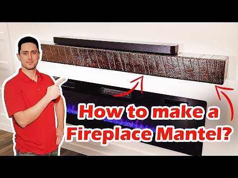 How to build a rustic fireplace mantel/beam/shelf/barn beam?