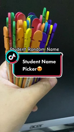 Diy student random name picker! Senang & jimat😍 #namepicker #teachertipsandtricks #fyp