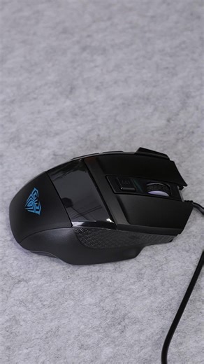 AULA S12 Wired Gaming Mouse with Colorful Lighting