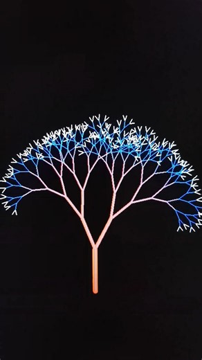 Let's create Tree animation | python project #coding